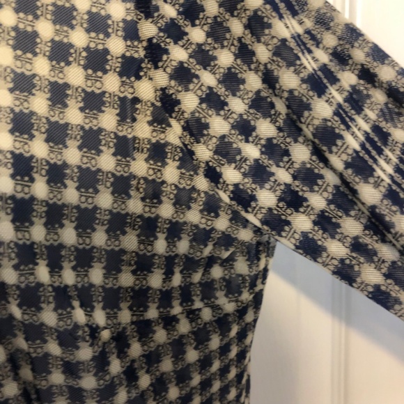 Cabi 736 mesh plaid shirt button down. Medium - Picture 7 of 13